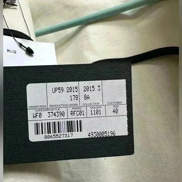 NEW | McQ by Alexander McQueen Abstract Print Sheath Dress | Women’s Size 4 - Picture 8 of 12